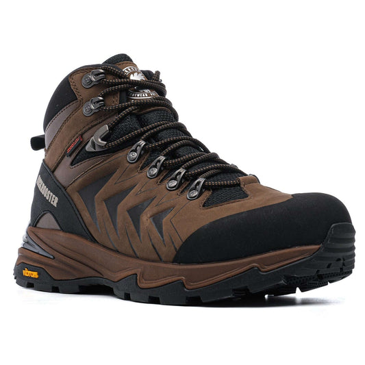 ROCKROOSTER Williamsburg Brown Waterproof Hiking Boots