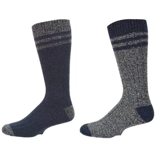 Men's Blended 2pk Wool Hiking Socks