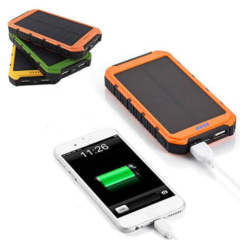 Solar energy charger for phone or tablet
