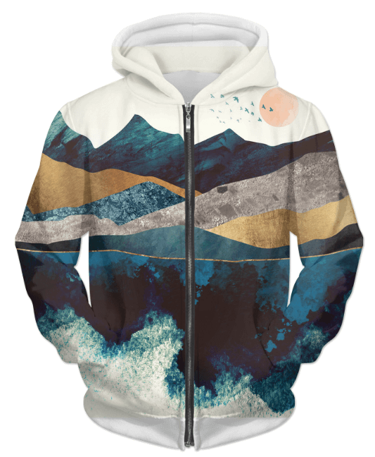Blue Mountain Customized Hoodie with pictures