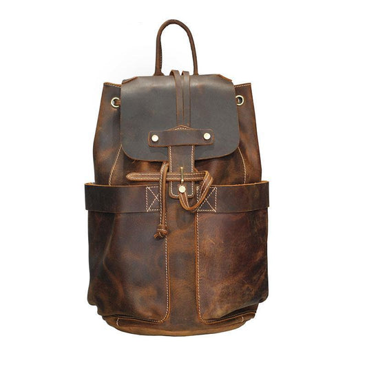 The Olaf Leather Vintage Backpack